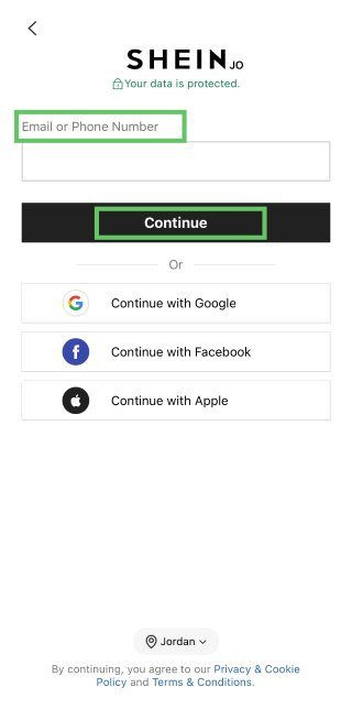 Shein's new email sign up to apply Shein coupon code