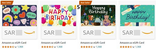 Select your preferred Amazon eGift card